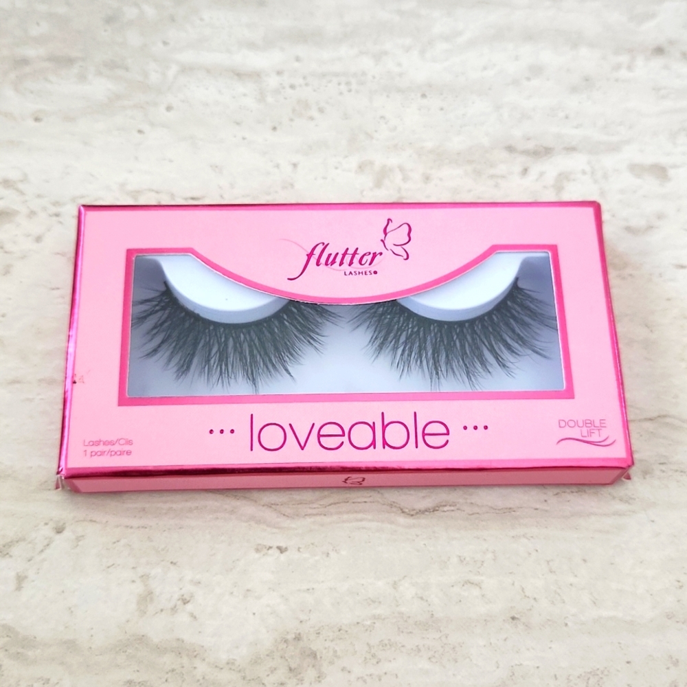 NWT Flutter Lashes Black Loveable double lift lash extension pair. One size.